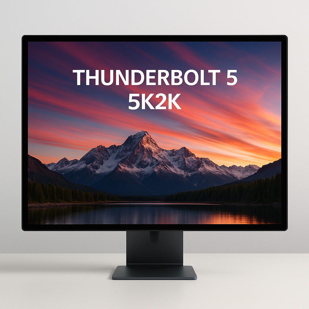 LG发布Thunderbolt 5 5K2K显示器