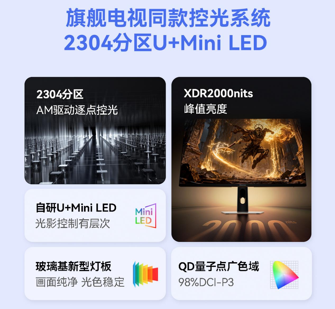 海信发布旗舰显示器GX:三大电视同源技术,新品首发价4399元 海信发布旗舰显示器GX:三大电视同源技术,新品首发价4399元
