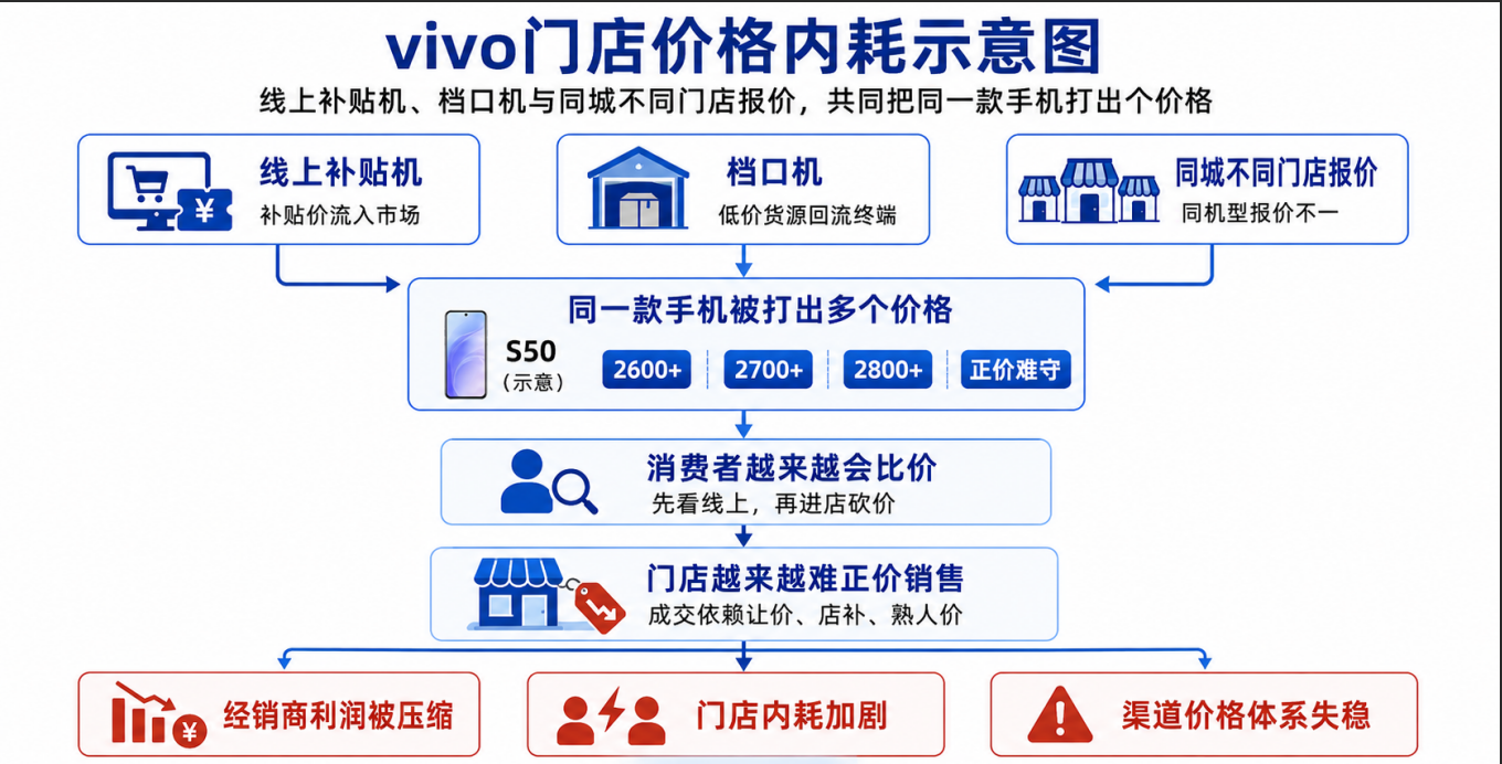 价格战下,vivo经销商打响利润保卫战 价格战下,vivo经销商打响利润保卫战